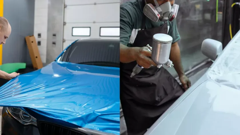 wrapping a car vs painting