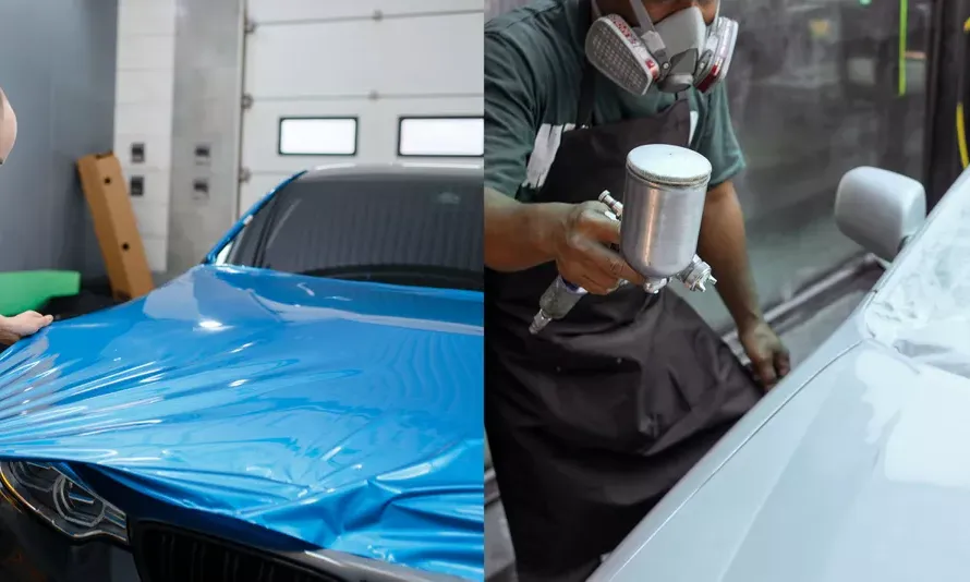 wrapping a car vs painting