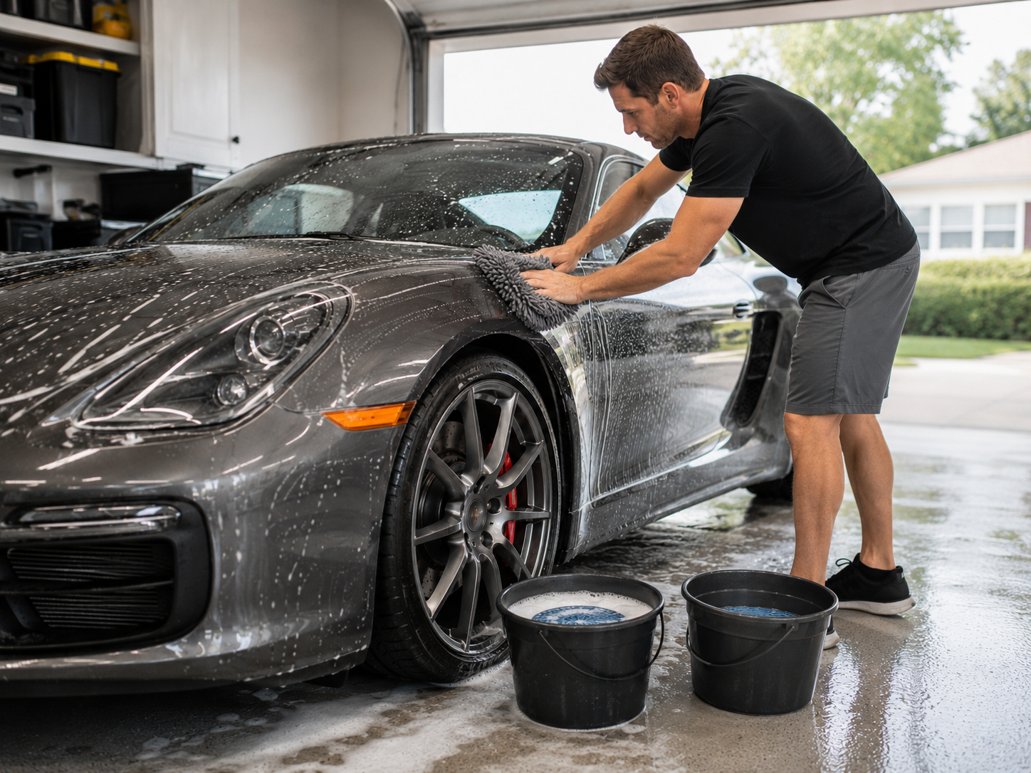 Two-bucket cleaning method