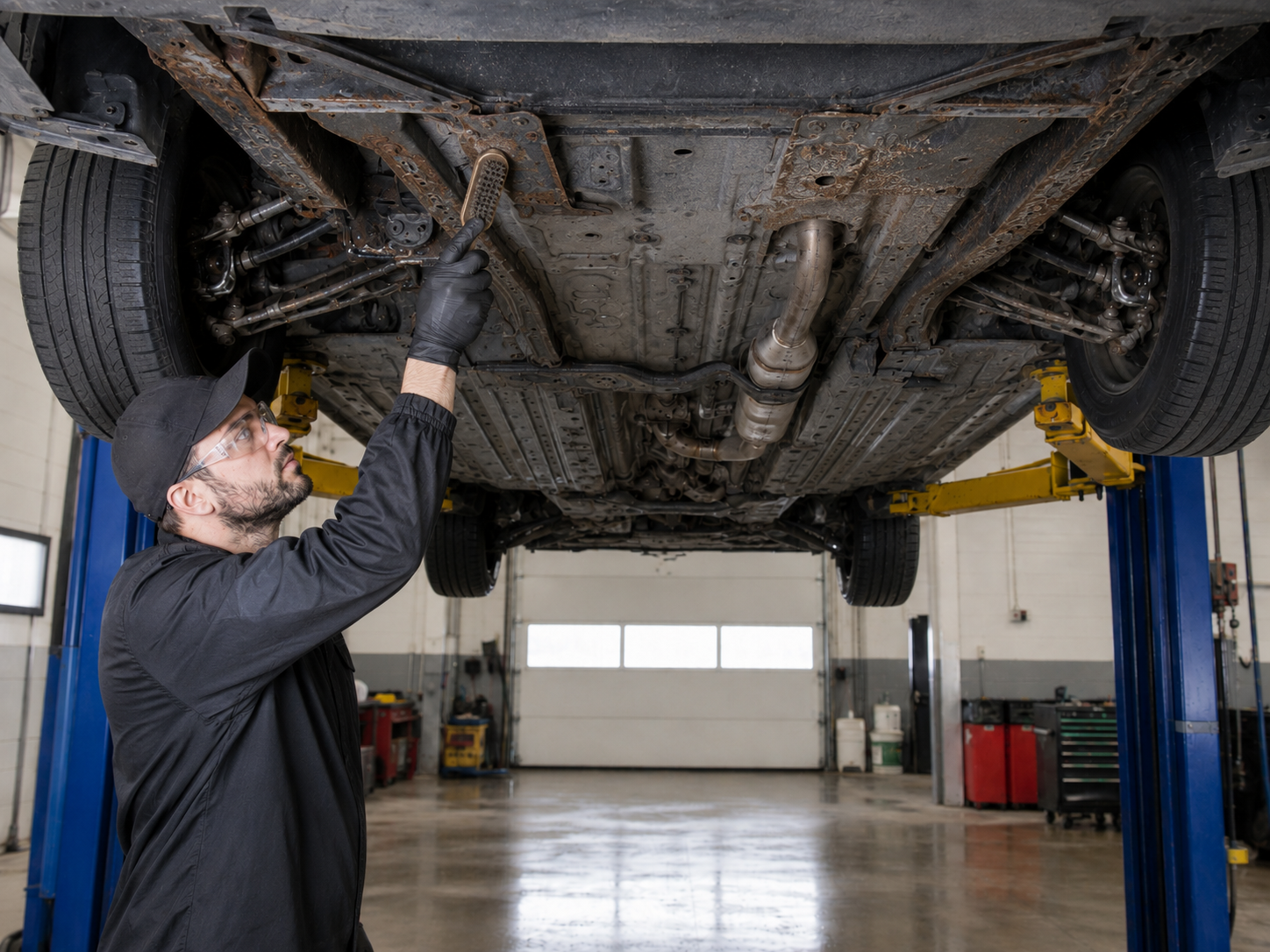 how to treat surface rust on a car