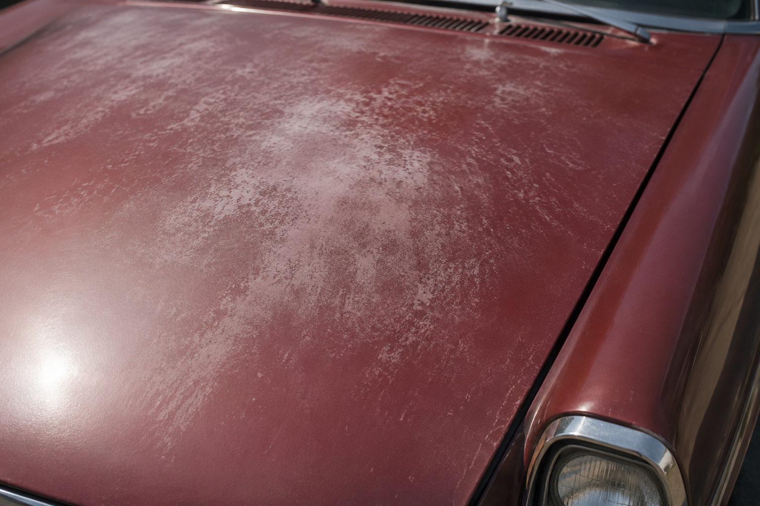 Oxidation on car paint